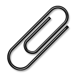 Attach, Attachment, Black, Clip, Paperclip icon | Icon Search ...