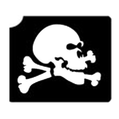 Adhesive Stencil SkullandBones