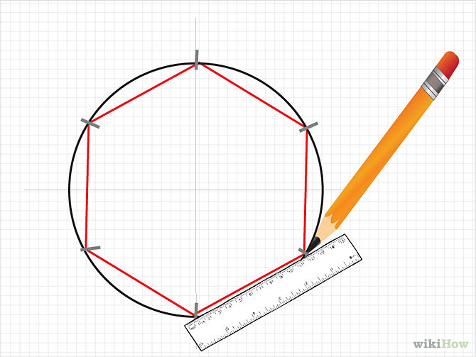 3 Ways to Draw a Hexagon - wikiHow