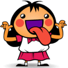 girl-poking-out-tongue-smiley- ...
