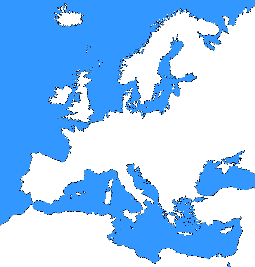 europe map blank free