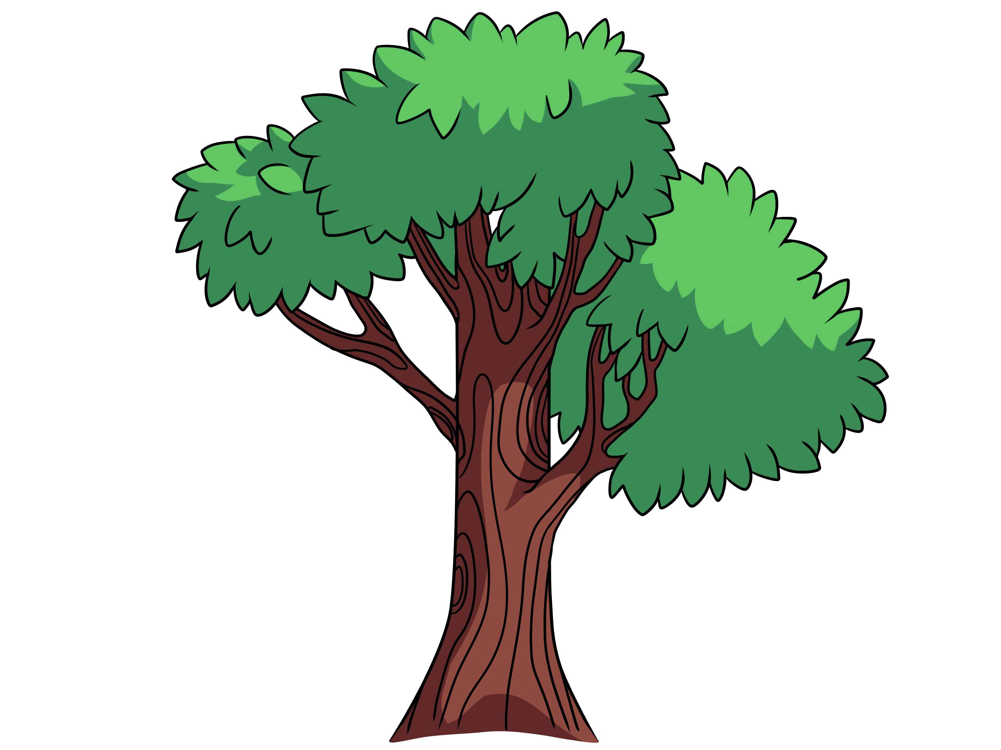 Simple Pictures Of Trees To Draw