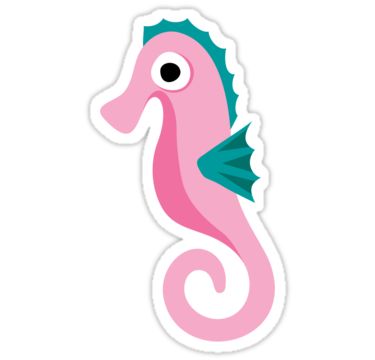 Squares, Cartoon and Seahorses