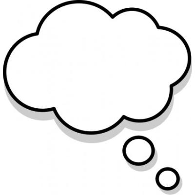 Thinking Bubble Clip Art - Tumundografico