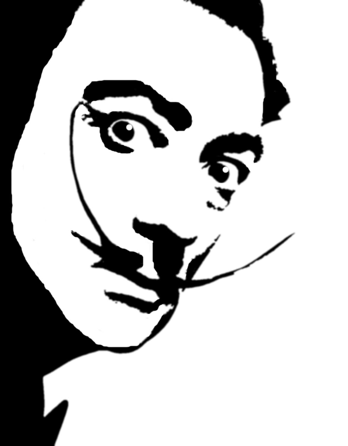 stencil | Famous Faces, Wolf Face and Stencil