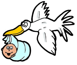 Baby Clipart Stork