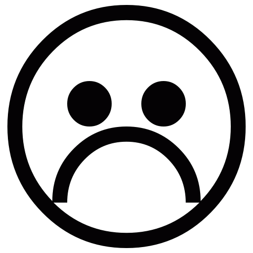 Pix For > Sad Smiley Face Black And White
