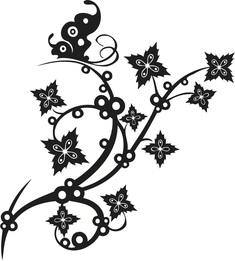 Tribal Flowers Tattoo Designs