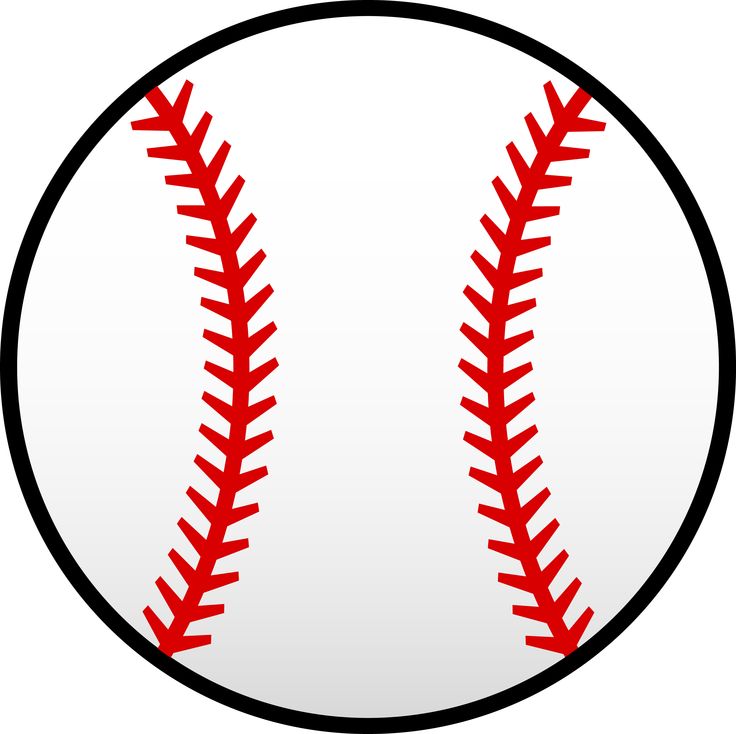 Baseball ball clipart