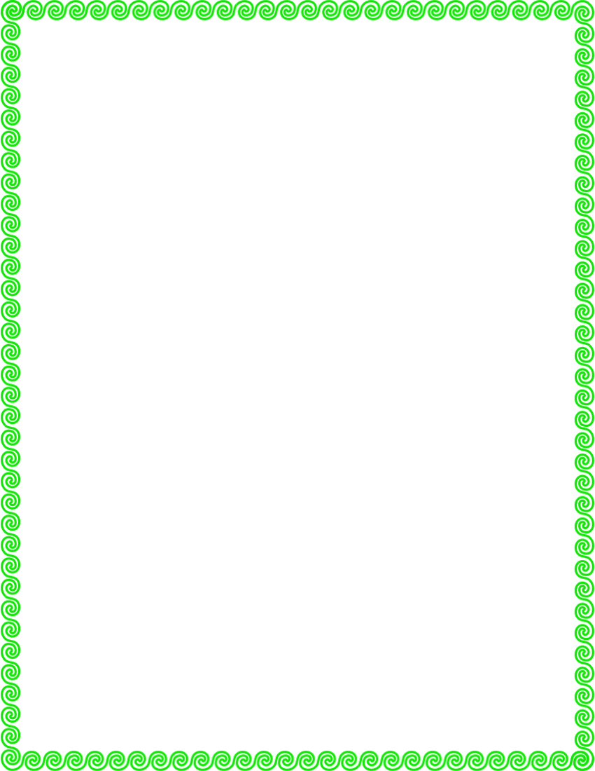 Green borders clipart