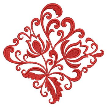 Embroidery Designs - Damask Floral Blocks(Lg)