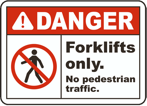 399 views Forklift Safety Signs for Sale | USA Made