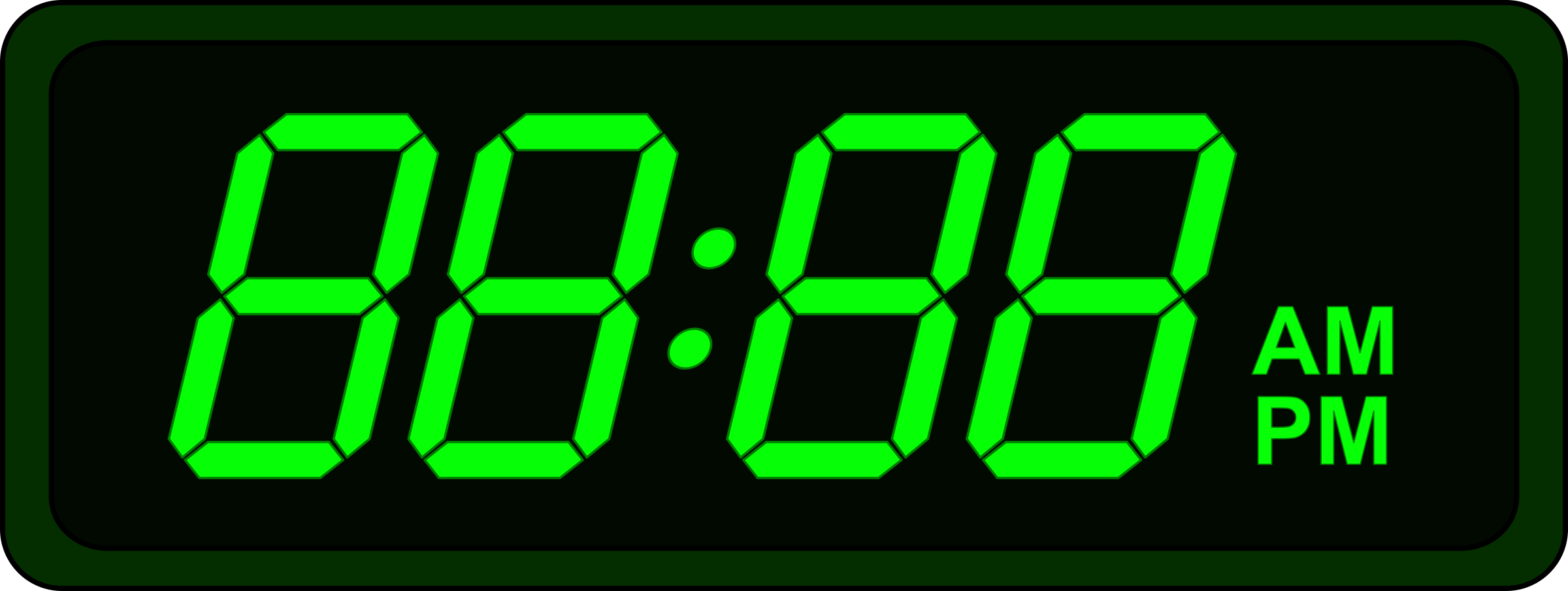 Digital Clock Clipart - Tumundografico