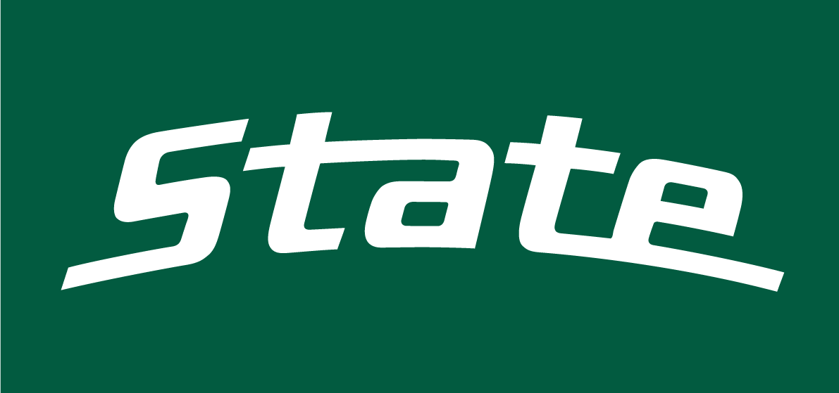 Michigan State Spartans Wordmark Logo - NCAA Division I (i-m ...