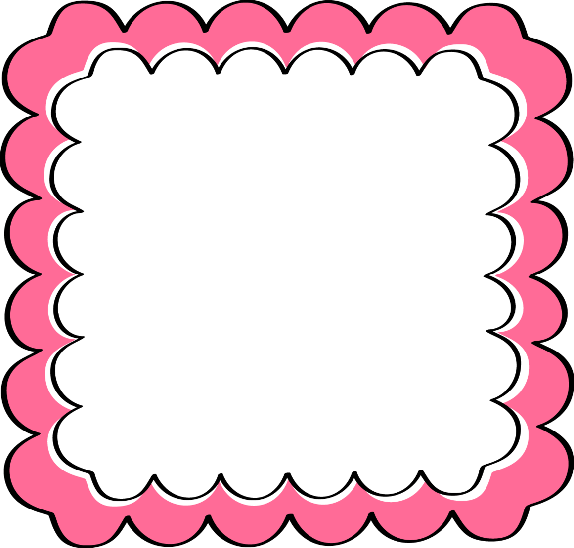 Pink Scroll Frame Clip Art Clipart Panda Free Images Clipart ...