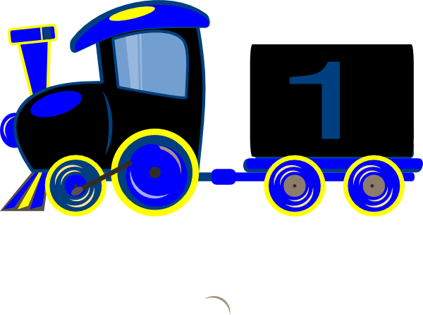 Loco Train clip art - vector clip art online, royalty free ...