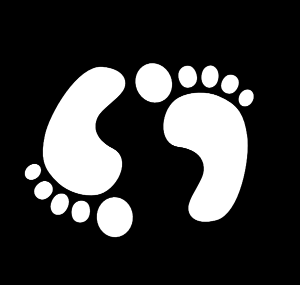 human footprint clip art