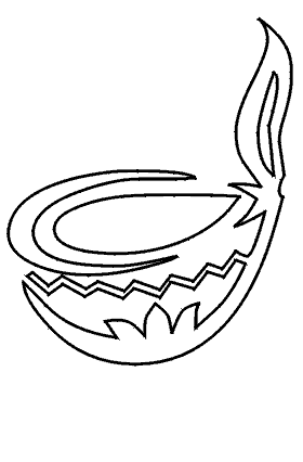 Diwali Pictures to Color