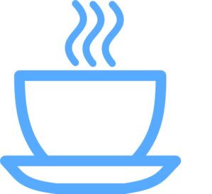 Blue Tea Cup clip art - vector clip art online, royalty free ...