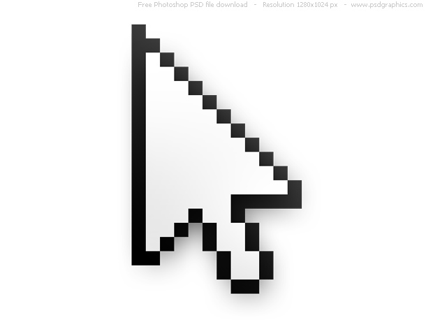 PSD mouse cursor and hand pointer icons | PSDGraphics