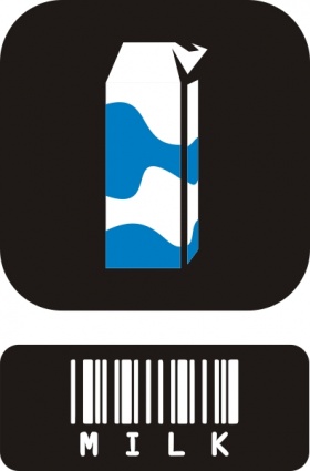 Milk Carton clip art vector, free vector graphics