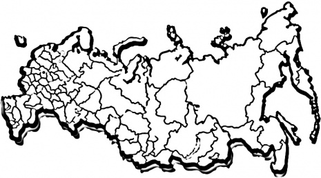 Map Of Great Russia coloring page | Super Coloring