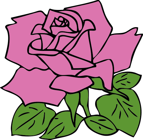 Free Rose Clipart - Public Domain Flower clip art, images and graphics