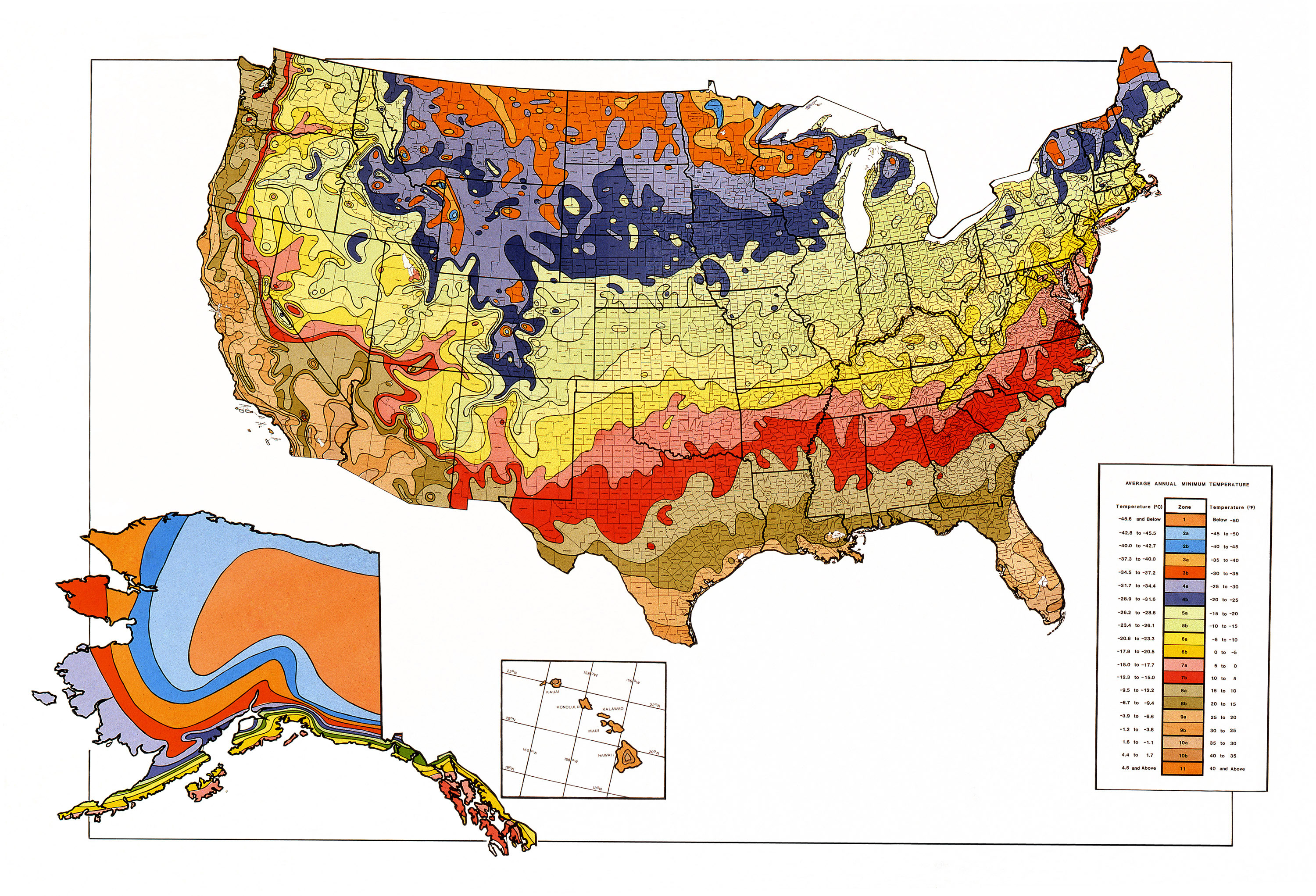 Map Downloads | USDA Plant Hardiness Zone Map