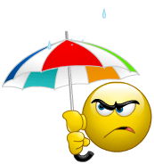 Emoticon - Rain Smiley | Zaazu.
