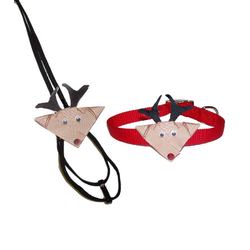 A Pet's World Santa and Reindeer Collar and Leash Enhancers | Wayfair
