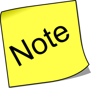Note clip art - vector clip art online, royalty free & public domain