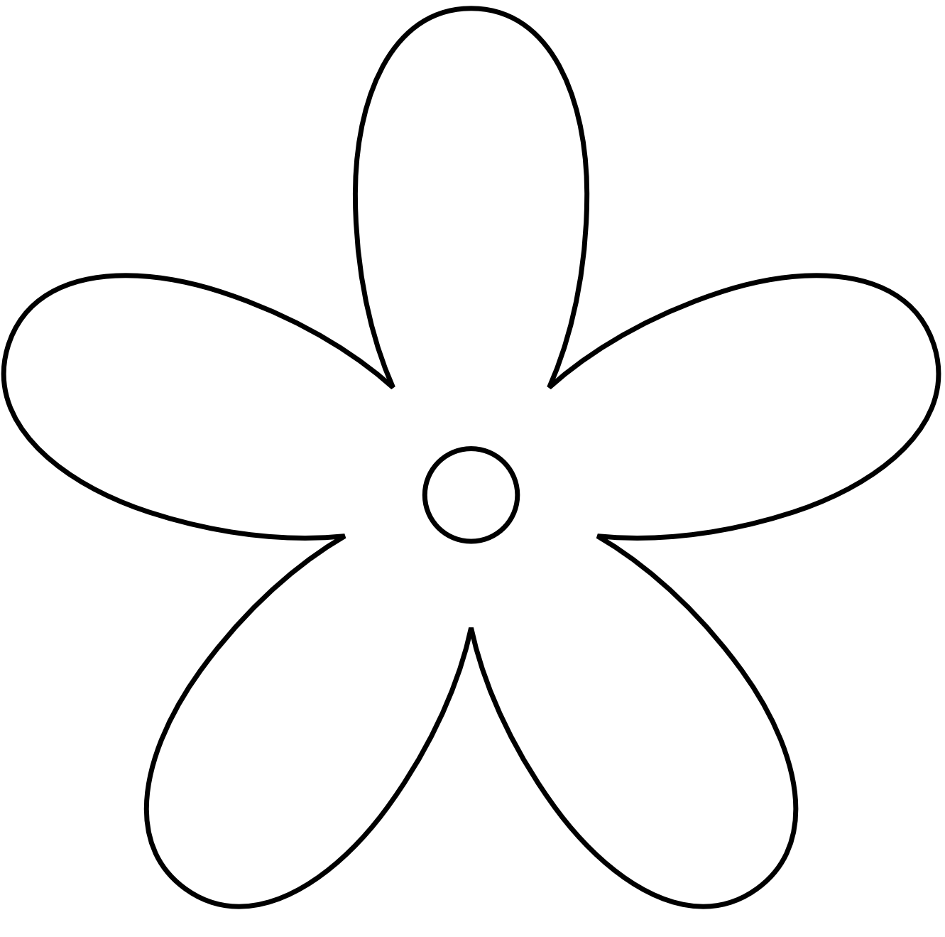 Flowers Clip Art Black And White - ClipArt Best