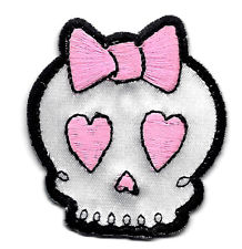 Pink Skull Patch