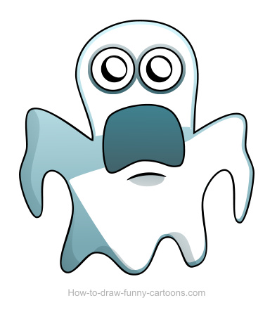 Ghost drawing (Sketching + vector)