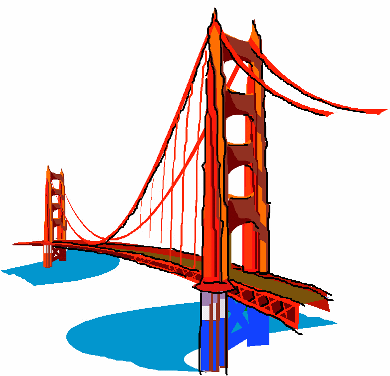 Golden Gate Bridge Clipart