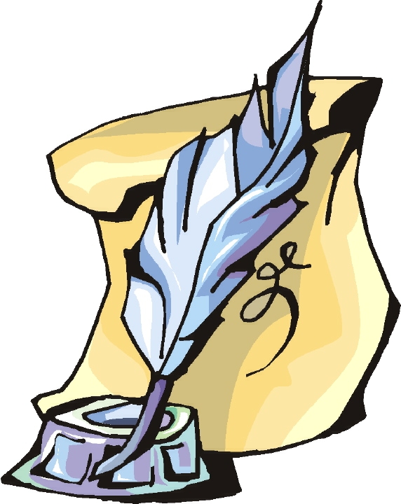 Feather Pen Clipart - Tumundografico