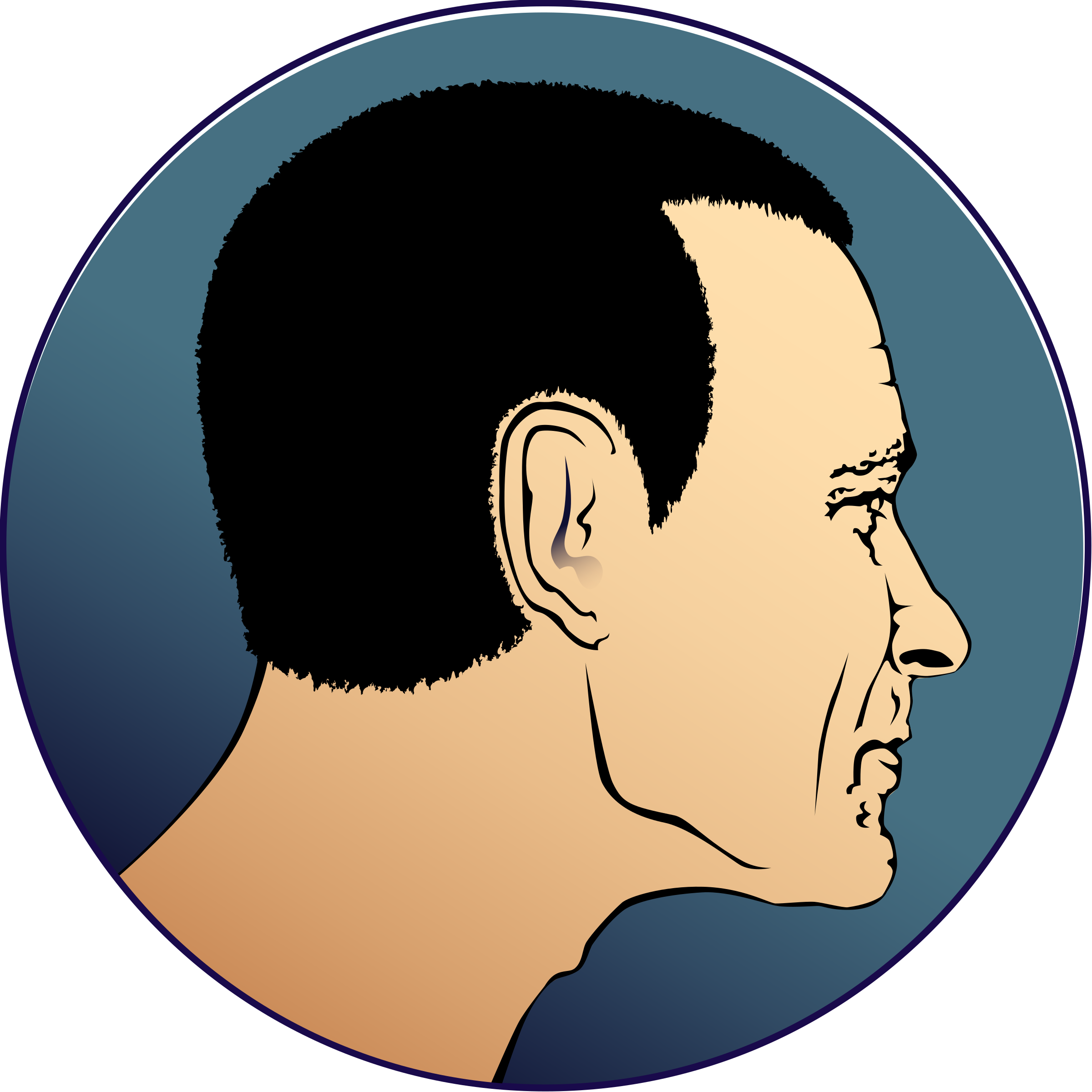 Clipart Head - Tumundografico