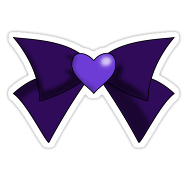 Super Sailor Saturn Bow" Stickers by trekvix | Redbubble