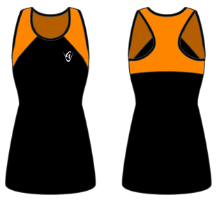 Bella Netball Dress (Y-Back) - Godfrey Netball - Godfrey