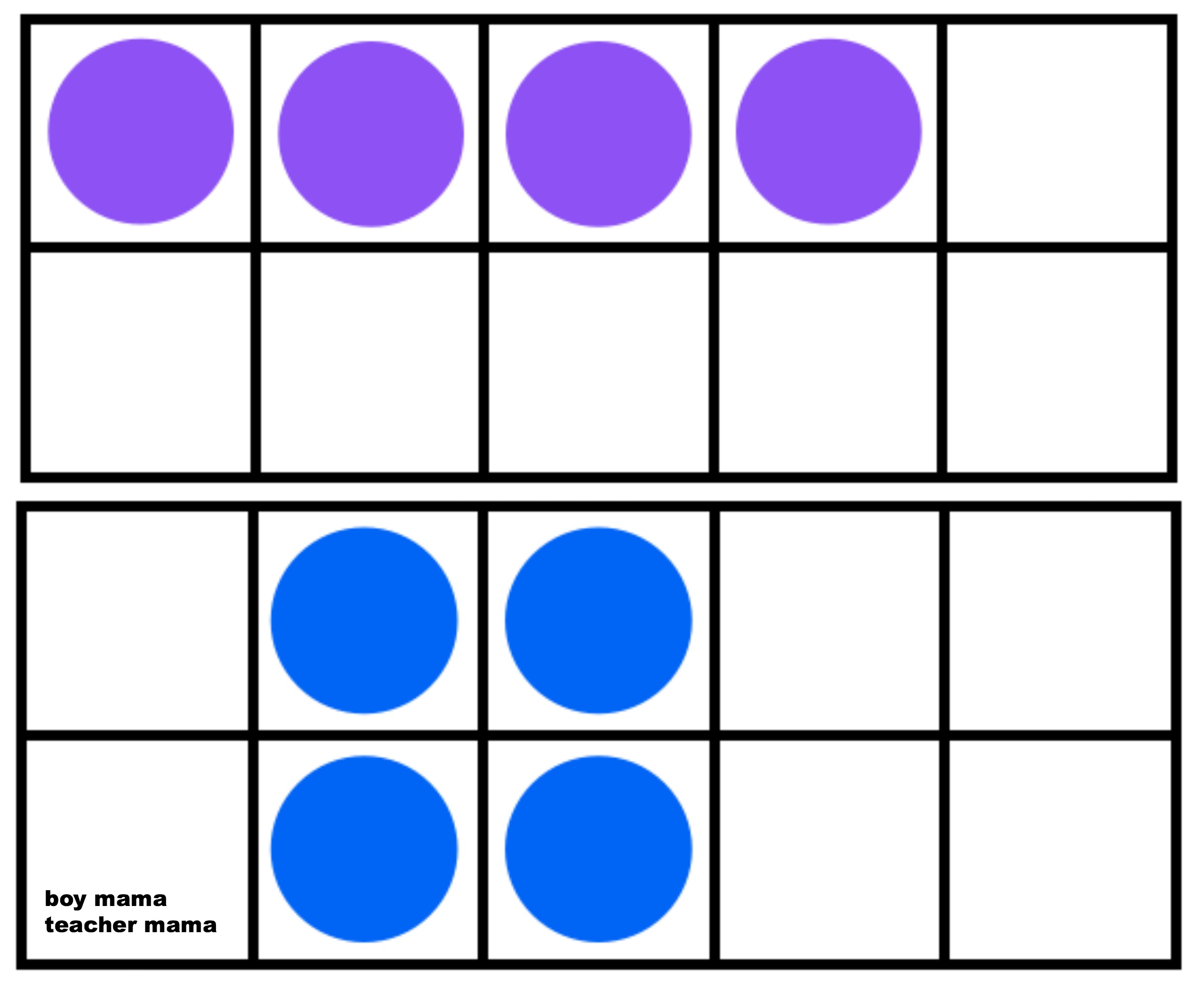 Blank Ten Frame Clipart
