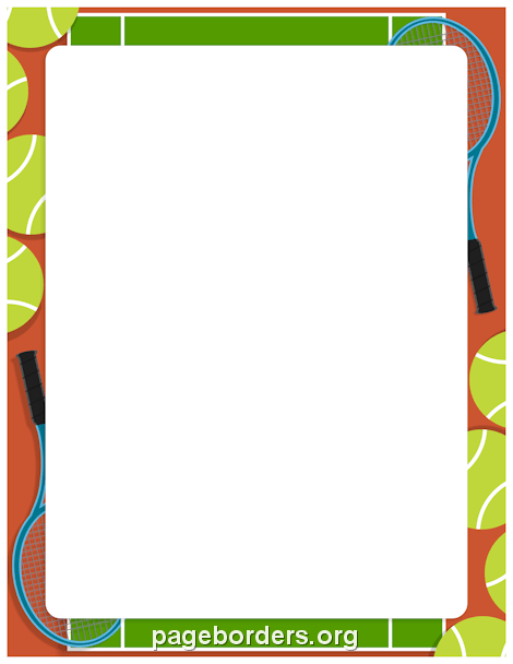 Golf Ball Border: Clip Art, Page Border, and Vector Graphics