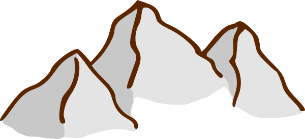 Mountain Outline Clipart