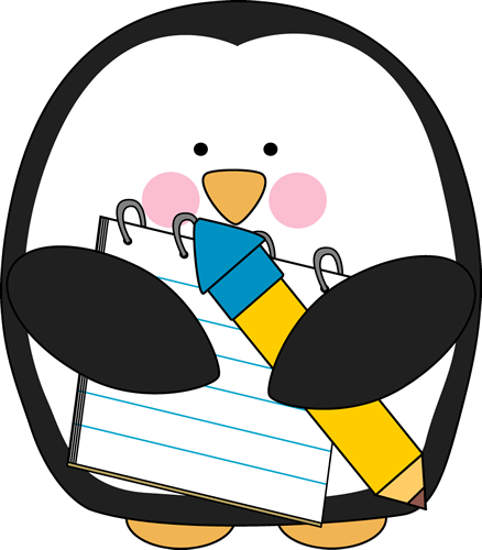 Penquin clipart for school