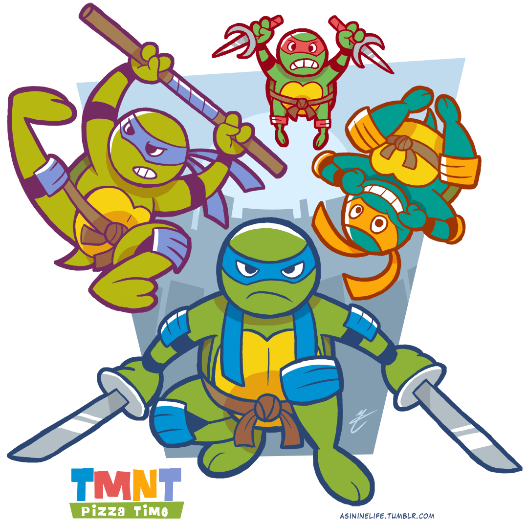Pizza Party Ninja Turtles - Free Clipart Images