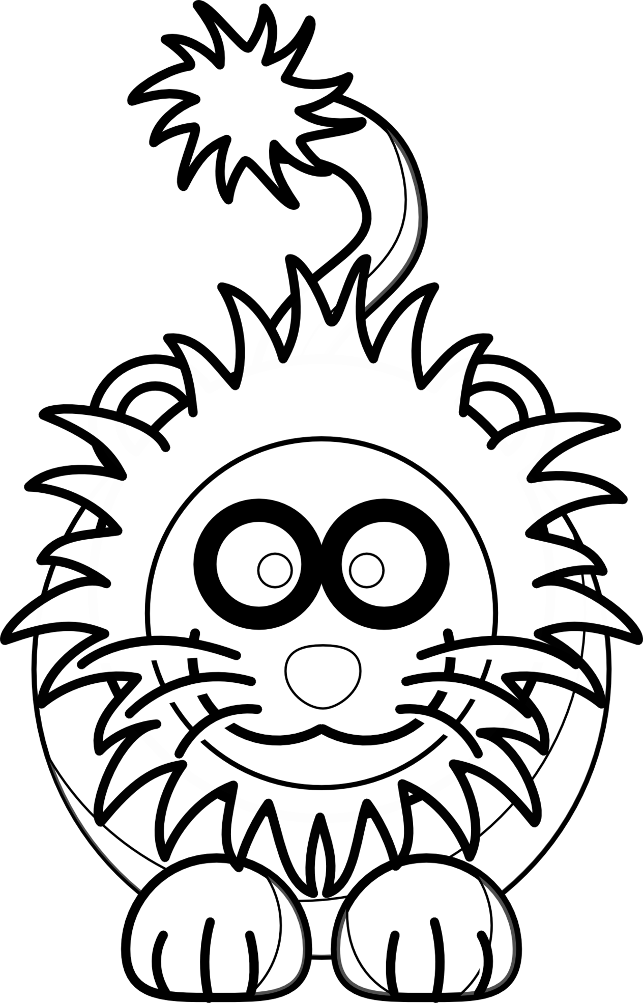 Lion black and white lion clip art black and white free clipart ...