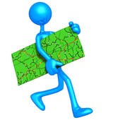 Free road map clipart