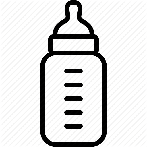 Baby, bottle, formula, infant, milk, nipple, teat icon | Icon ...