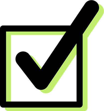 Tick In A Box Clipart Black And White - ClipArt Best
