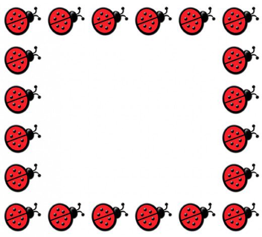Ladybug Border Clipart