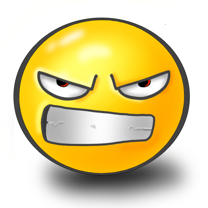 Angry Smile | Free Download Clip Art | Free Clip Art | on Clipart ...
